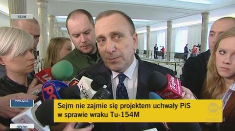 Grzegorz Schetyna o uchwale ws. wraku (TVN24)
