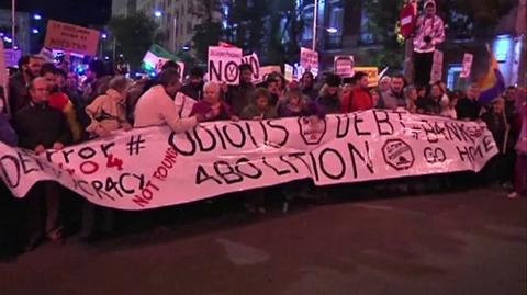 Hiszpanie protestują przeciwko oszczędnościom 