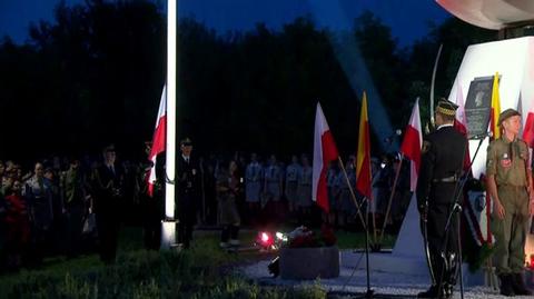 Hymn Polski na Kopcu Powstania Warszawskiego 
