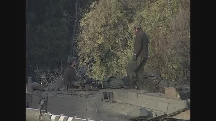 Izraelskie czołgi na granicy ze strefą Gazy