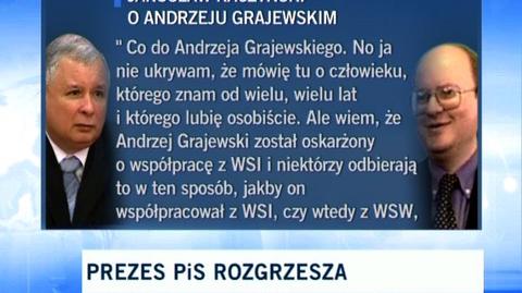 J. Kaczyński: Grajewski nie zrobił nic złego