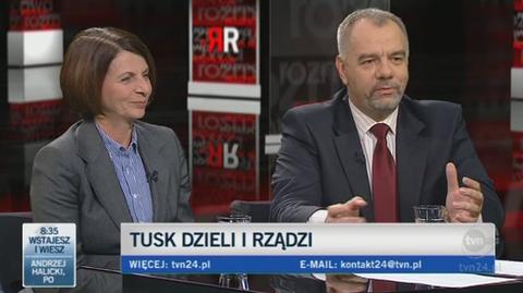 Jacek Sasin: Tusk rządzi Platformą jak armią