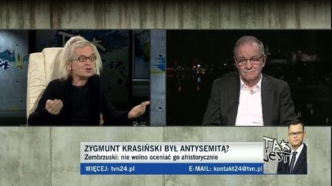 Jacek Zembrzuski i Jerzy Fedorowicz w programie "Tak jest"