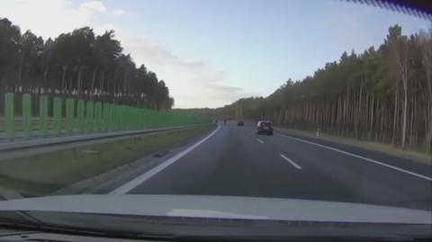 Jagłowice: Rowerem pod prąd na drodze krajowej nr 18