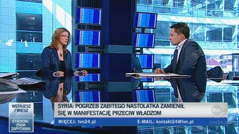 Jak rozwinie się sytuacja w Syrii? Rozmowa z ekspertem (TVN24)