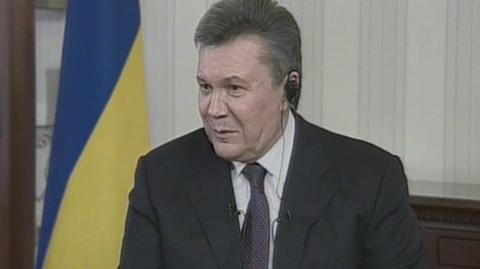 Janukowycz wini obecne władze za stratę Krymu