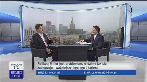 Janusz Palikot w programie "Jeden na jeden"