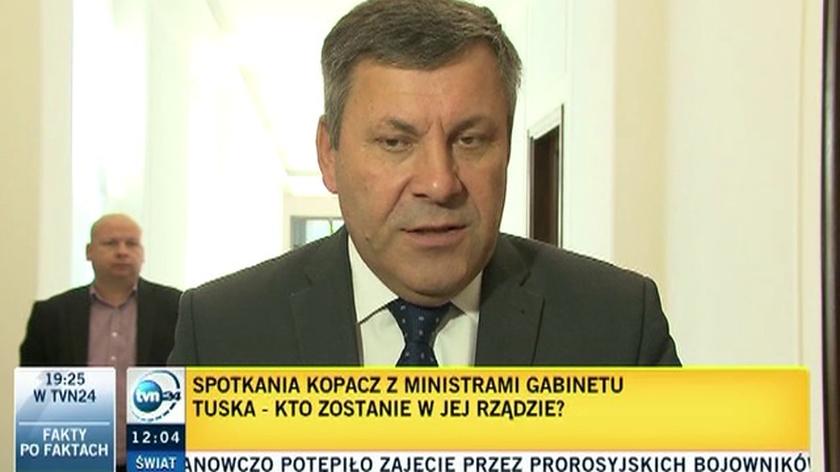 Janusz Piechociński rozmawiał w środę z desygnowaną na premiera Ewą Kopacz o pracach i planach Ministerstwa Gospodarki