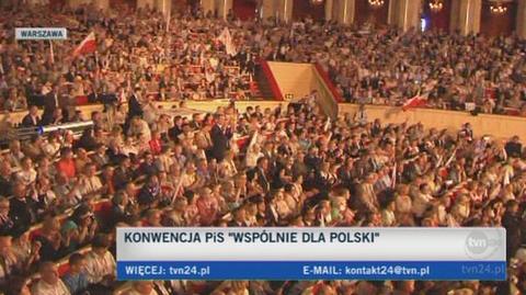 Jarosław Kaczyński rozpoczyna przemówienie: Czy cztery lata rządów PO służą Polakom?