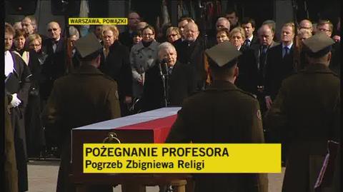 Jarosław Kaczyński wspomina prof. Religę