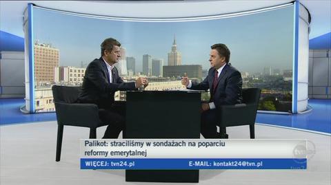 "Jeden na Jeden" z Januszem Palikotem (TVN24)