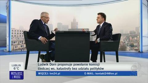 "Jeden na Jeden" z Ludwikiem Dornem (TVN24)