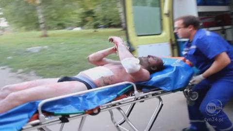 Jedyny ocalały z katastrofy hokeista trafił do miejscowego szpitala (Reuters)