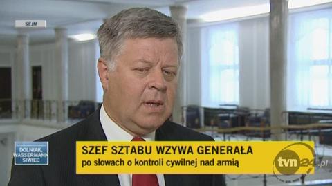 Jerzy Szamjdziński o sytuacji w polskim wojsku