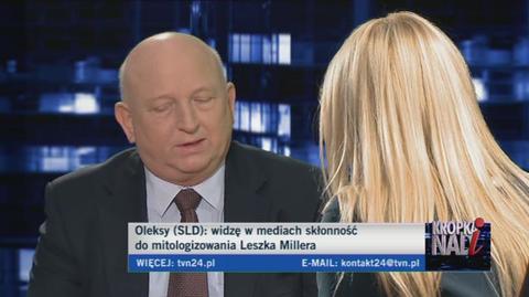Józef Oleksy o "Ruchu Palikota" (TVN24)