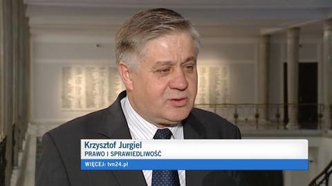 Jurgiel: Wbijały nóż w plecy