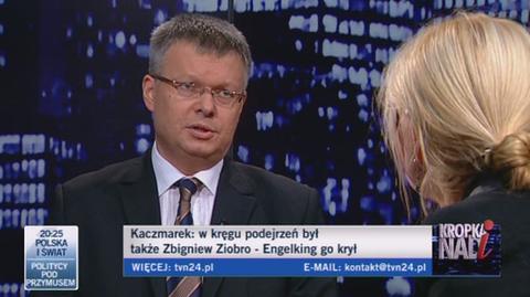 Kaczmarek: Ziobro w kręgu podejrzeń (TVN24)