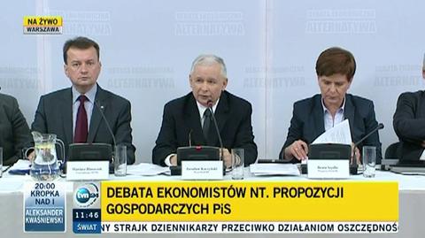 Kaczyński dziękuje ekonomistom 