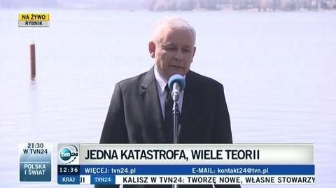 Kaczyński: Mi też mówiono, że przeżyły trzy osoby, w tym mój brat (wideo archiwalne)