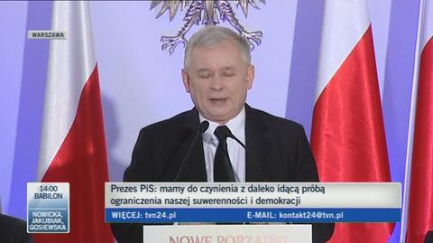 Kaczyński o kosztach jakie poniesie Polska