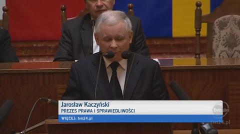 Kaczyński o poprawie warunków (TVN24)