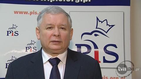 Kaczyński o sondażach (TVN24)