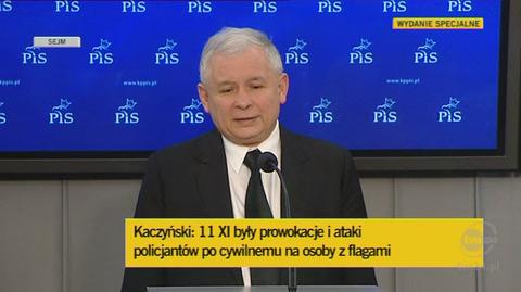 Kaczyński o wydłużeniu wieku emerytalnego (TVN24)