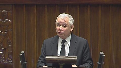 Kaczyński powiedział z mównicy: wybory zostały sfałszowane 