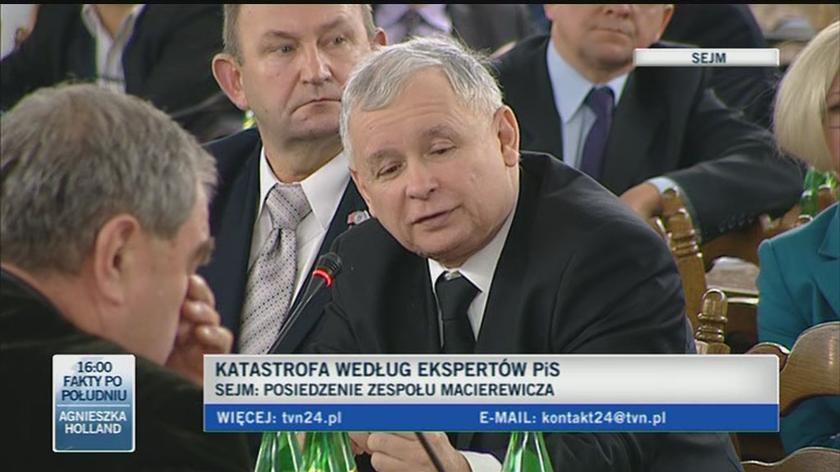 Kaczyński: Przyczyna katastrofy musi być inna