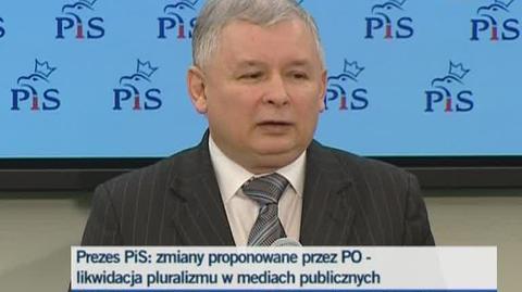 Kaczyński: Rząd zyska instrument nacisku na media prywatne