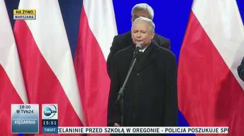 Kaczyński: ten pochód jest pochodem obywatelskim (wideo z 13.12.2014)