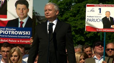 Kaczyński: Tusk "czmycha nawet przed licealistką"