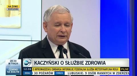 Kaczyński zaprasza na debatę ws. służby zdrowia