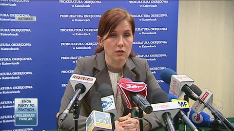 Katowicka prokurator Marta Zawada-Dybek o podejrzanych (TVN24)