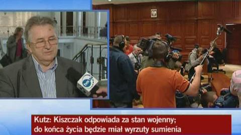 Kazimierz Kutz - "Trzeba szanować wyroki sądu" (TVN24)