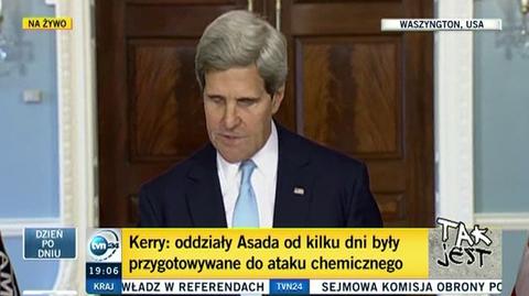 Kerry: Musi być odpowiedź