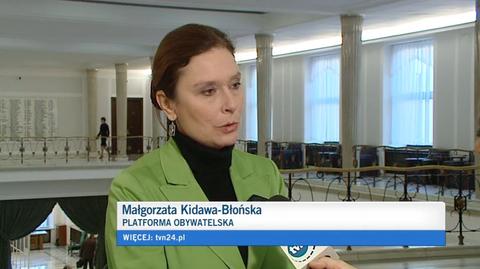 Kidawa-Błońska: większym grzechem byłoby porzucić projekt