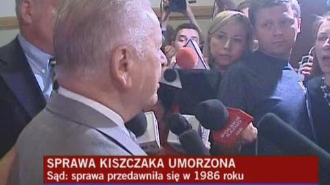 Kiszczak komentuje orzeczenie sądu (TVN24)