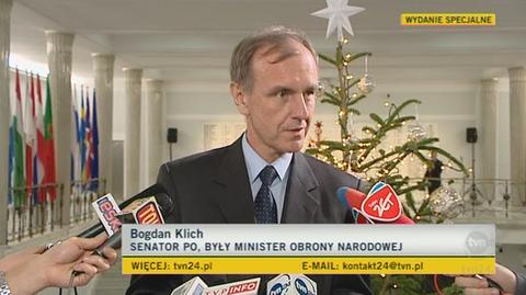Klich: To krwawy prezent bożonarodzeniowy (TVN24)