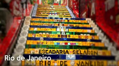 Kolorowe schody na świecie