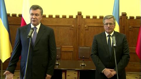 Komorowski po spotkaniu z Janukowyczem