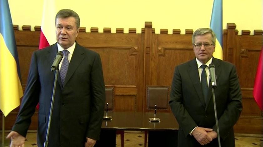 Komorowski po spotkaniu z Janukowyczem