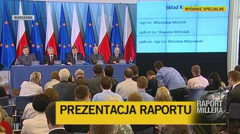 Konferencja komisji Jerzego Millera, cz. I (TVN24)