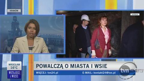Kraków: Senyszyn czy Majchrowski (TVN24)