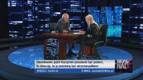 "Kropka nad i" 21.10 cz. II (TVN24)