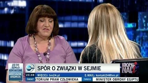 "Krystyna Pawłowicz obraża ludzi, odbiera im godność"
