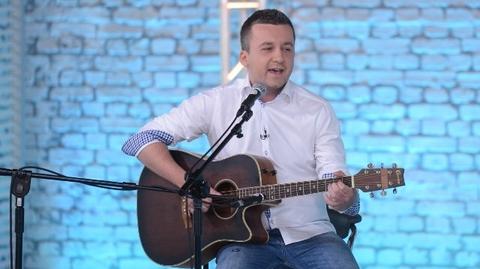 Krzysztof Skórzyński zagrał i zaśpiewał w "Dzień Dobry TVN" 