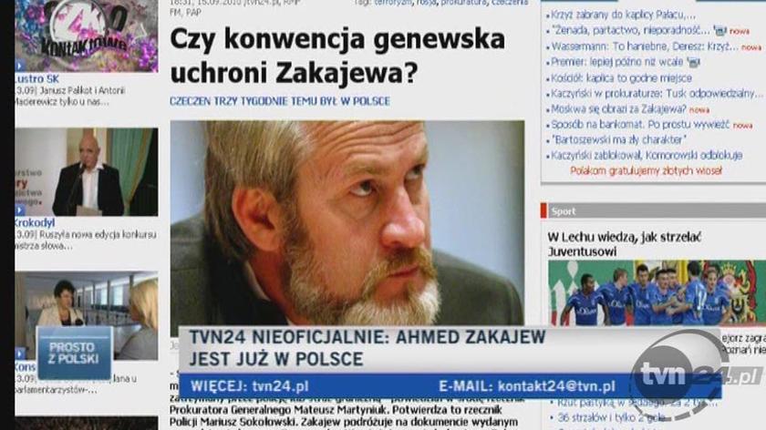 Kurczab-Redlich o wizycie Zakajewa (TVN24)