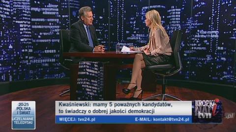Kwaśniewski o nadchodzących wyborach: Będzie ciekawie/TVN24