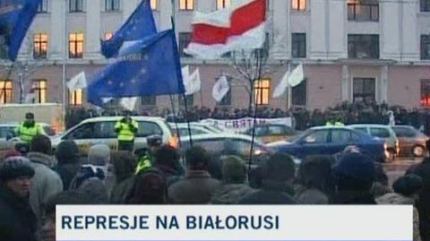 Lawon Barszczewski z Białoruskiego Frontu Narodowego (TVN24)